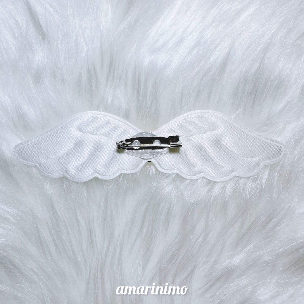 ぬい用 アクセサリー 羽/wing(白/white)