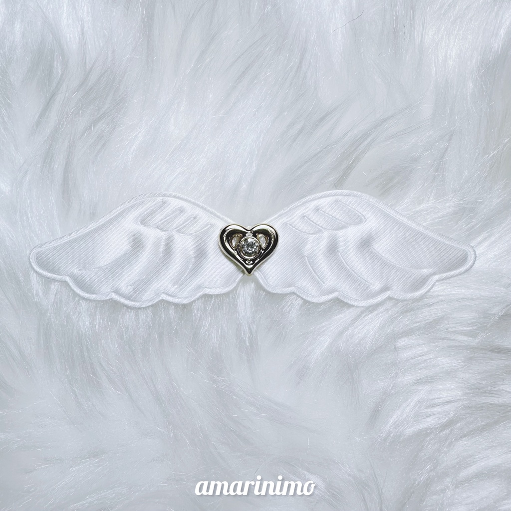 ぬい用 アクセサリー 羽/wing(白/white)