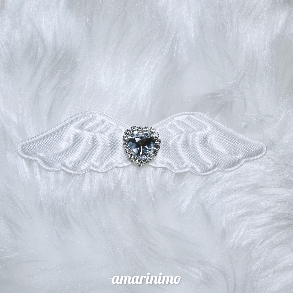 ぬい用 アクセサリー 羽/wing(白/white)