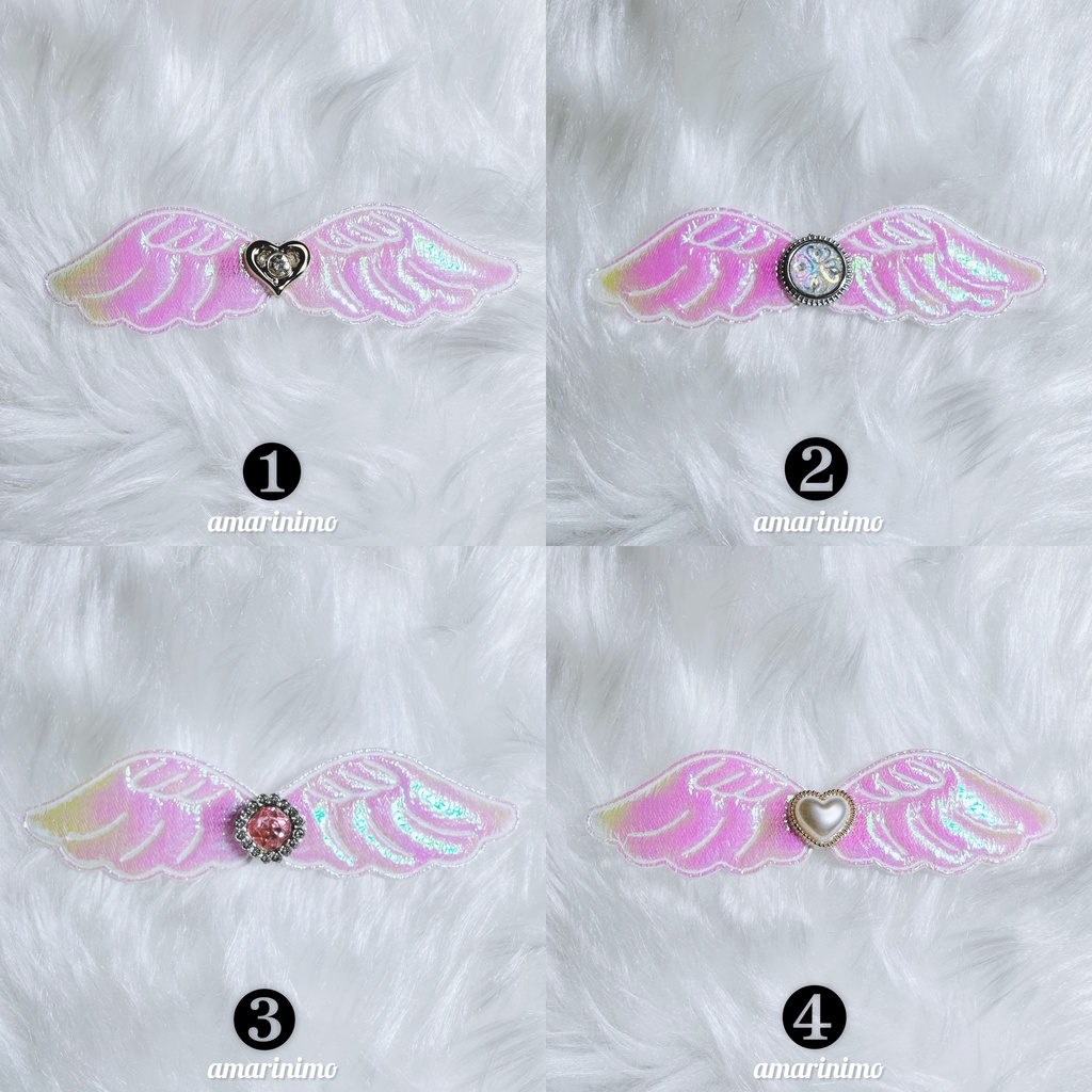 ぬい用 アクセサリー 羽/wing(ホログラム/hologram)