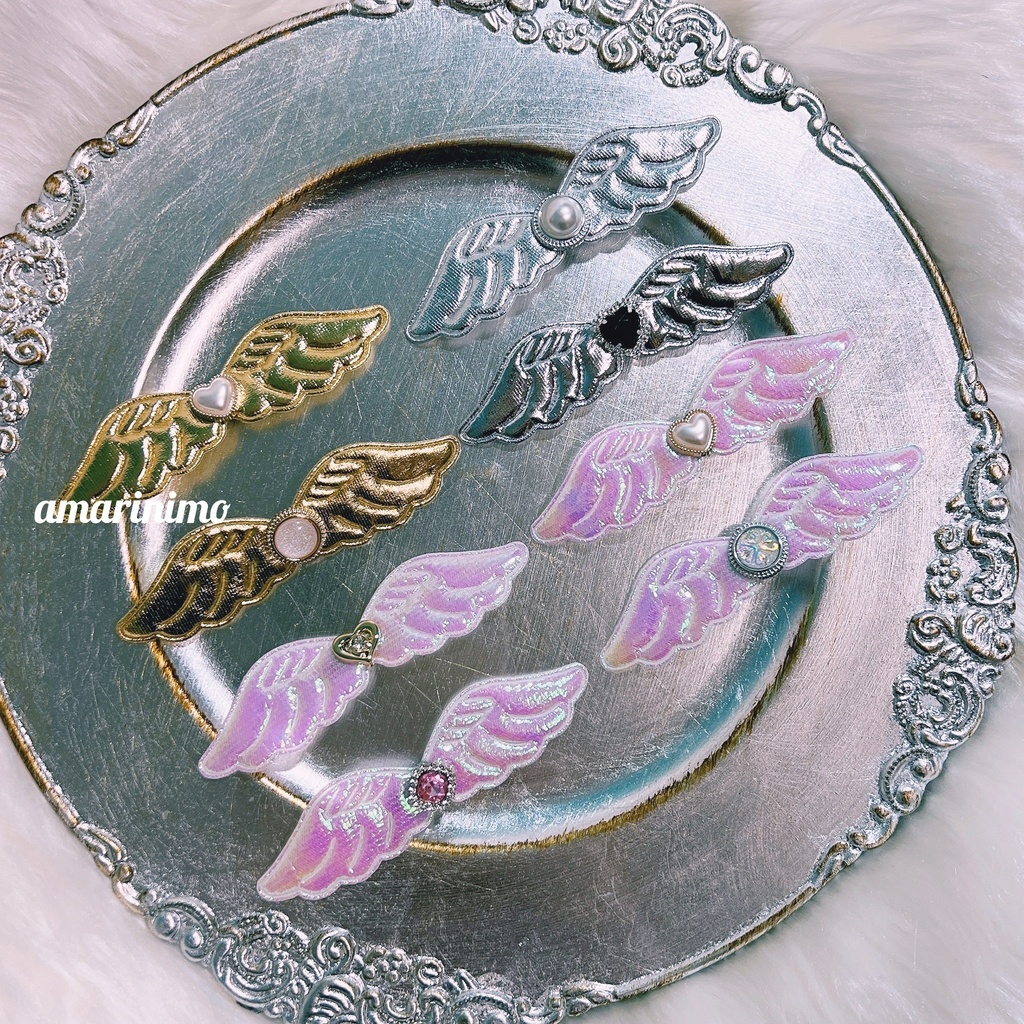 ぬい用 アクセサリー 羽/wing(金gold/銀silver)