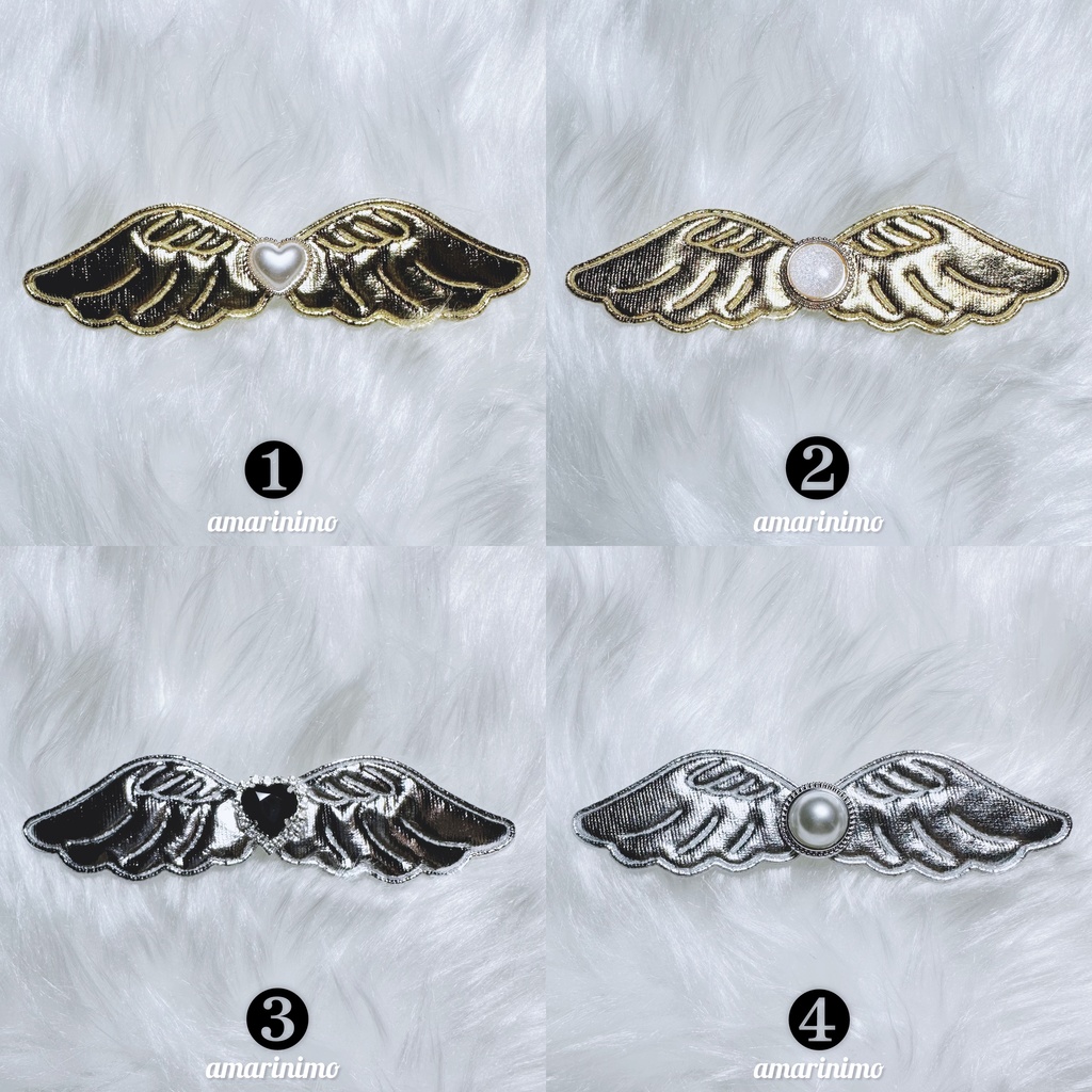 ぬい用 アクセサリー 羽/wing(金gold/銀silver)