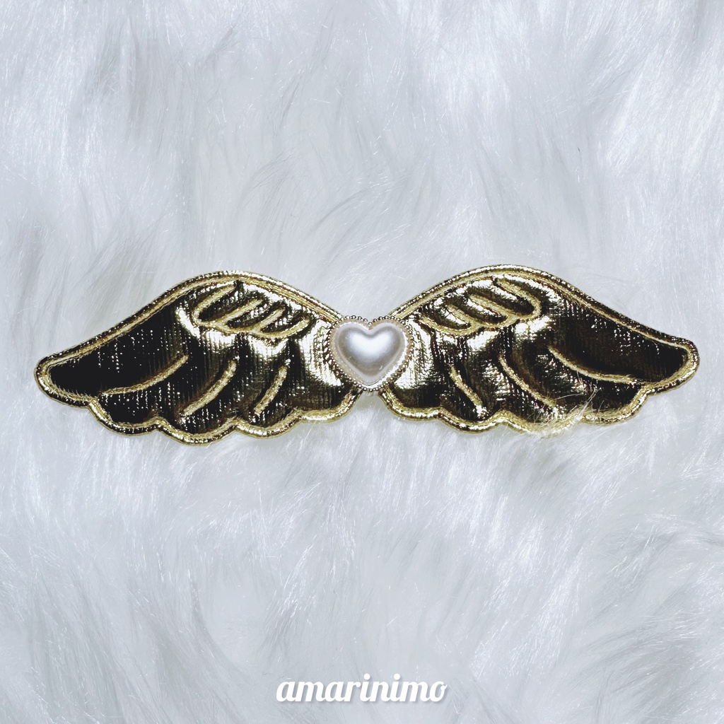 ぬい用 アクセサリー 羽/wing(金gold/銀silver)
