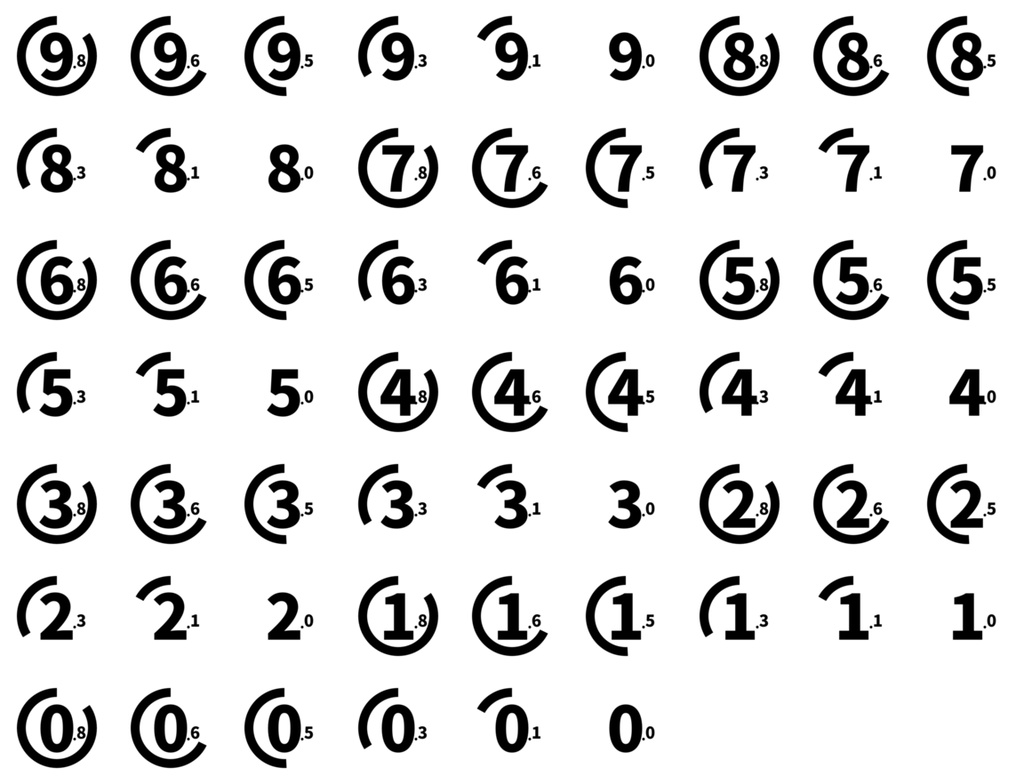カウントダウン シンプル サークル