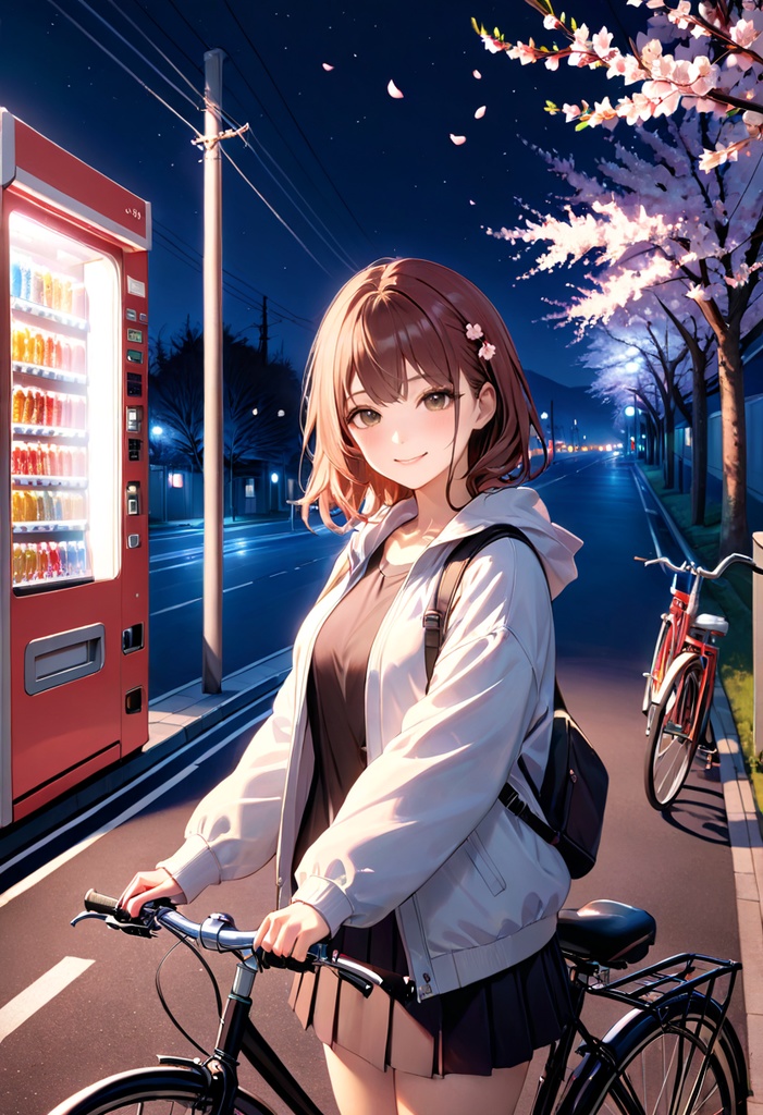 【Stable Diffusion】深夜自販機シリーズ プロンプト5種