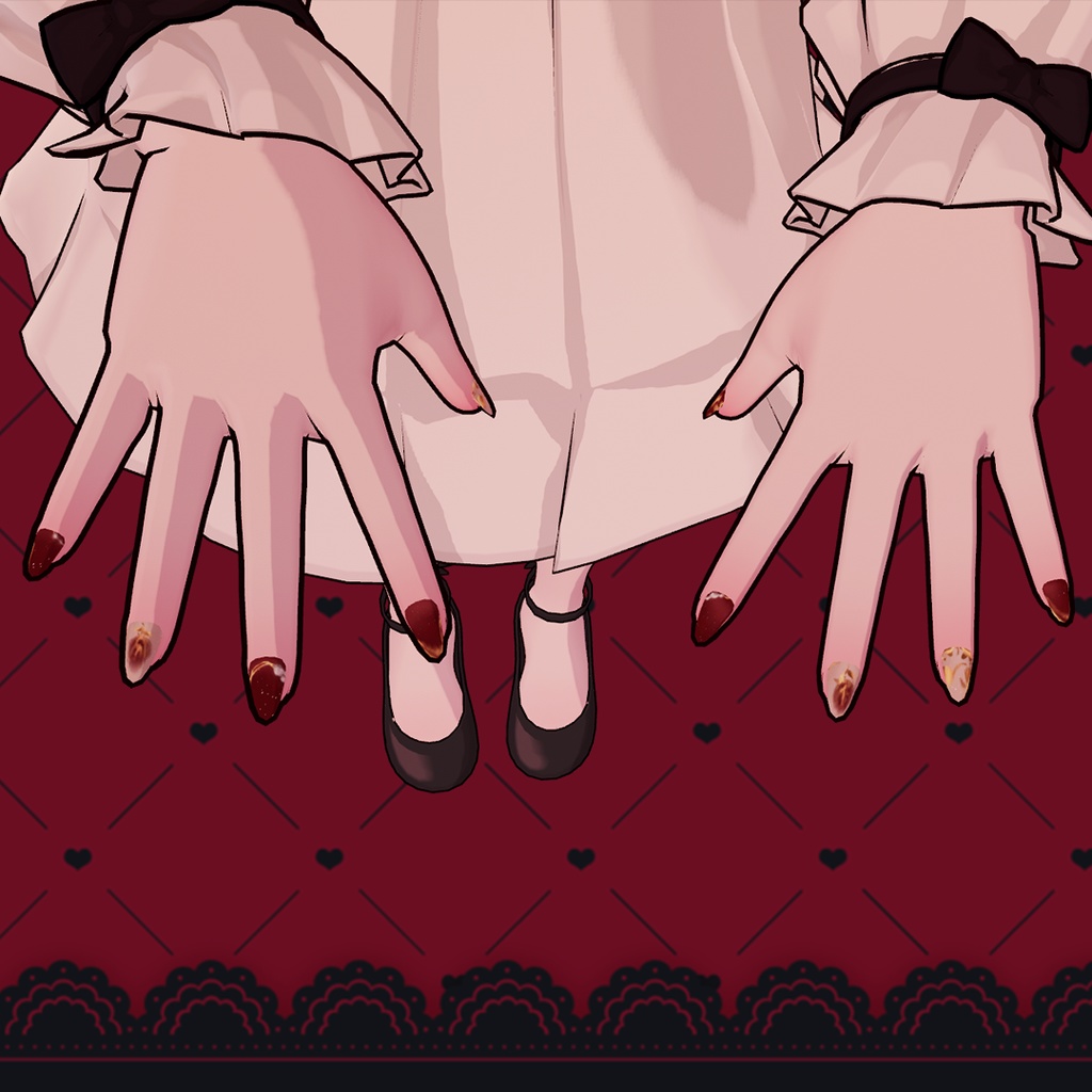 Bloody Rose|ノーチカ専用ネイルテクスチャ