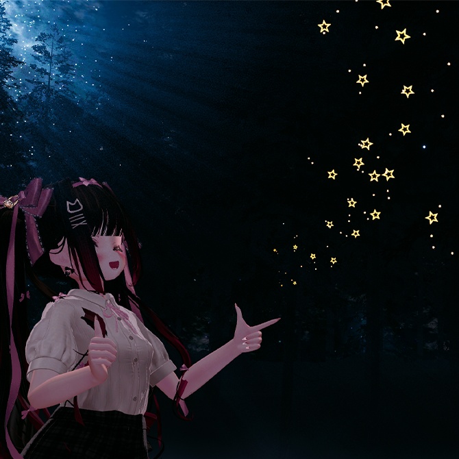 【MA対応】Twinkle Gesture Gun|ジェスチャー切替式 指先パーティクルギミック(VRChat対応)