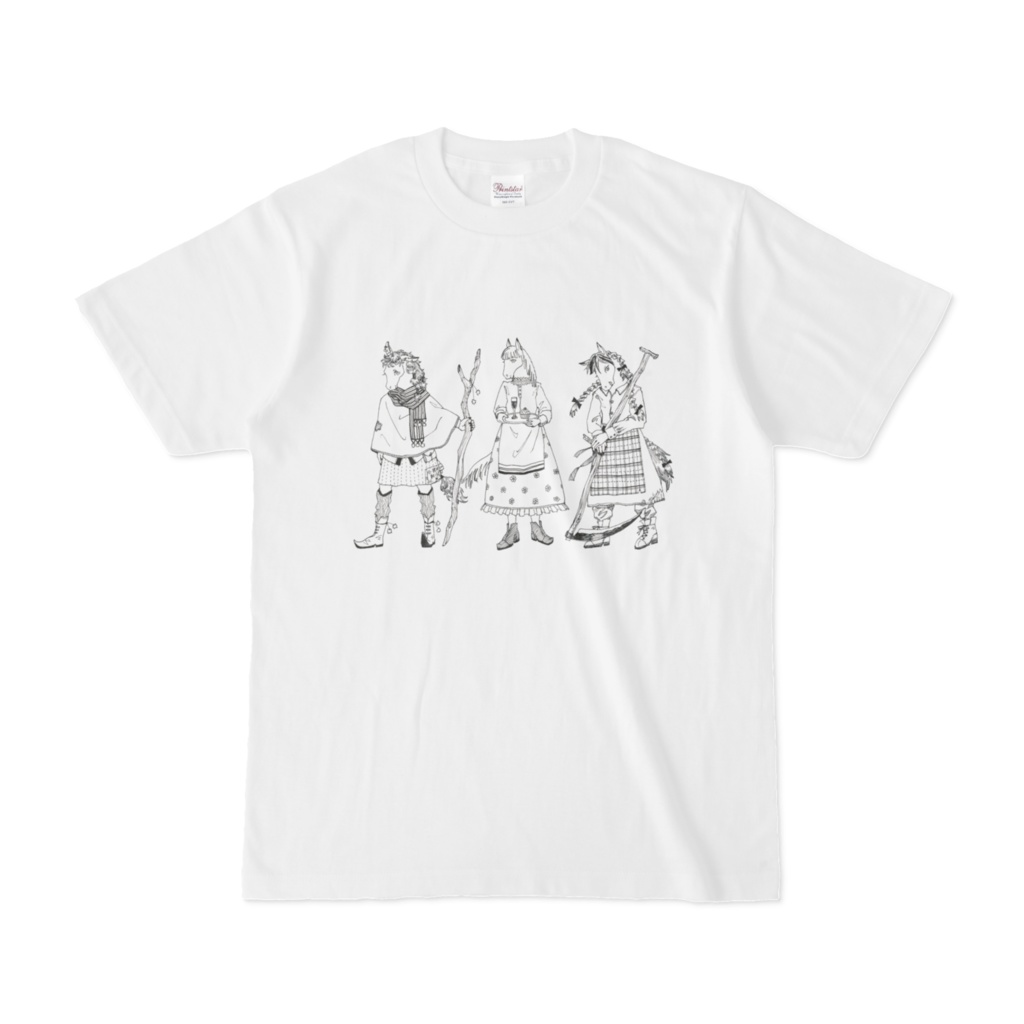 馬の村人たちのTシャツ②