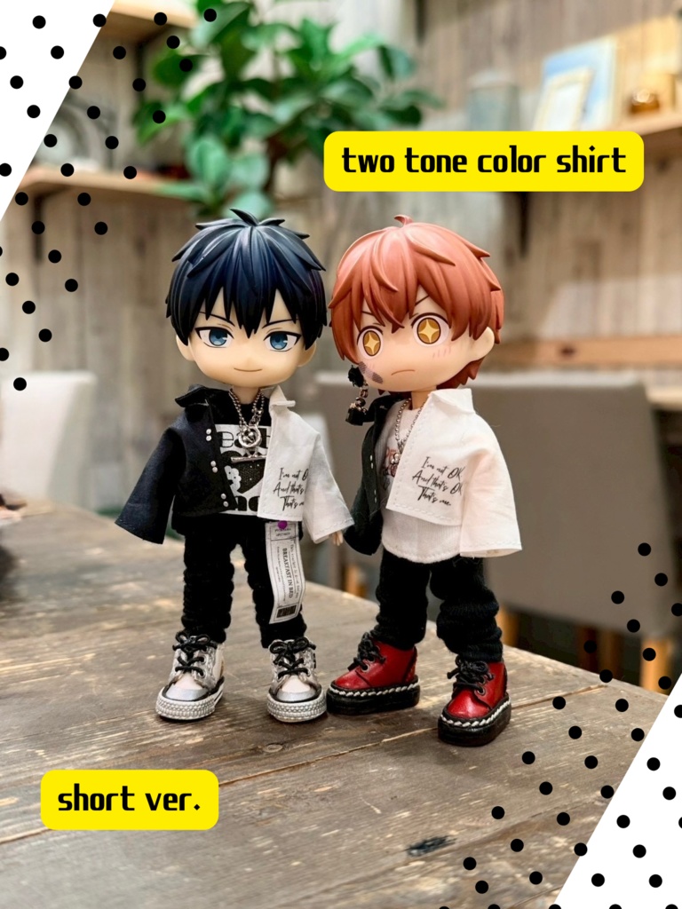 monochrome shirt🤍🖤