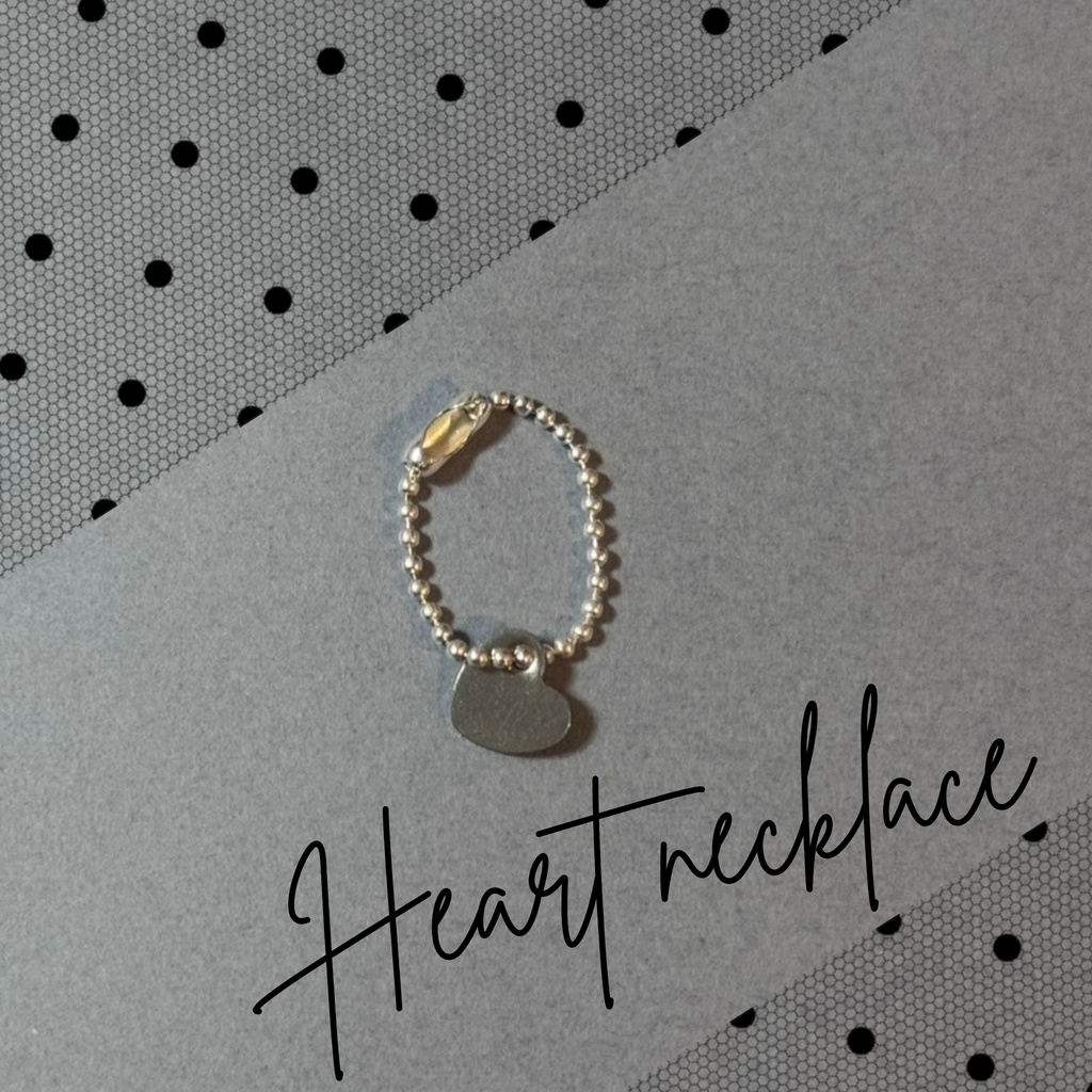 🤍Heart necklace