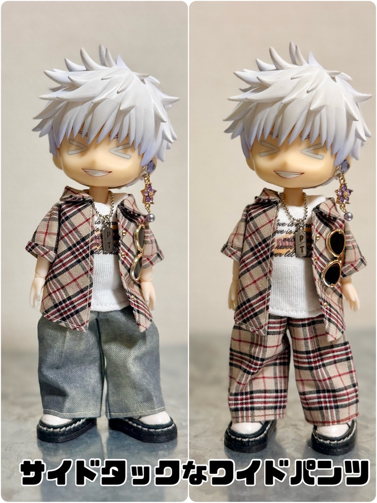 ·͜·ᰔᩚサイドタックなワイドパンツ·͜·ᰔᩚ