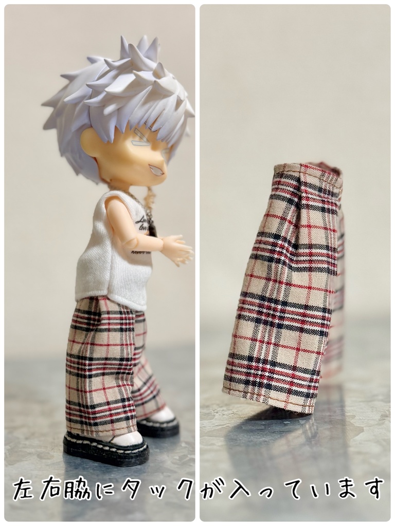 ·͜·ᰔᩚサイドタックなワイドパンツ·͜·ᰔᩚ