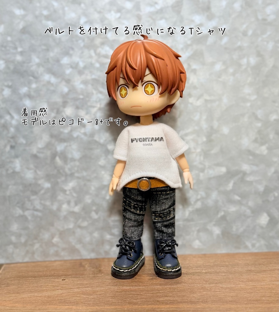 5月公開予定☆。.:*・゜ベルトTシャツ&デニム風パンツ☆。.:*・゜
