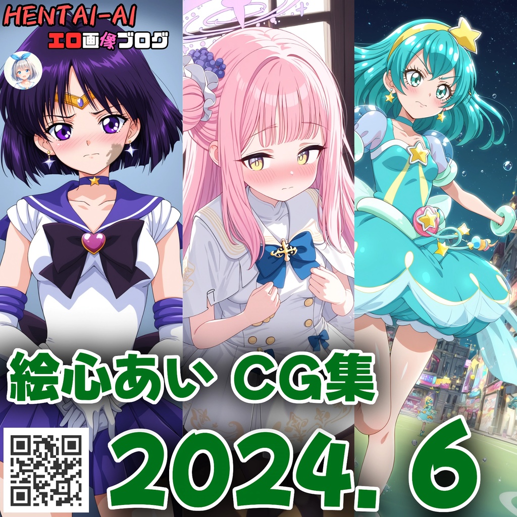 【特典パスワード付き】絵心あい CG集【2024年06月】