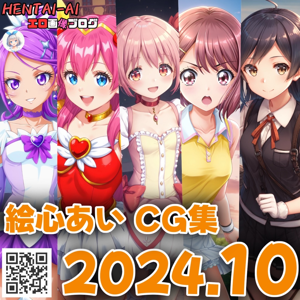 【特典パスワード付き】絵心あい CG集【2024年10月】