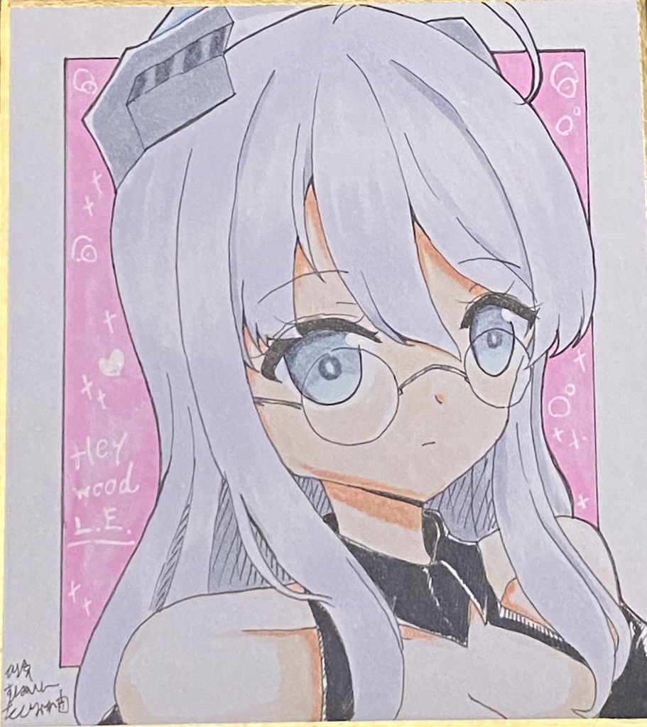 【原画 色紙】艦隊これくしょん ヘイウッド