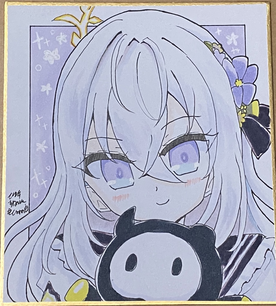 【原画 色紙】ブルアカ アズサ