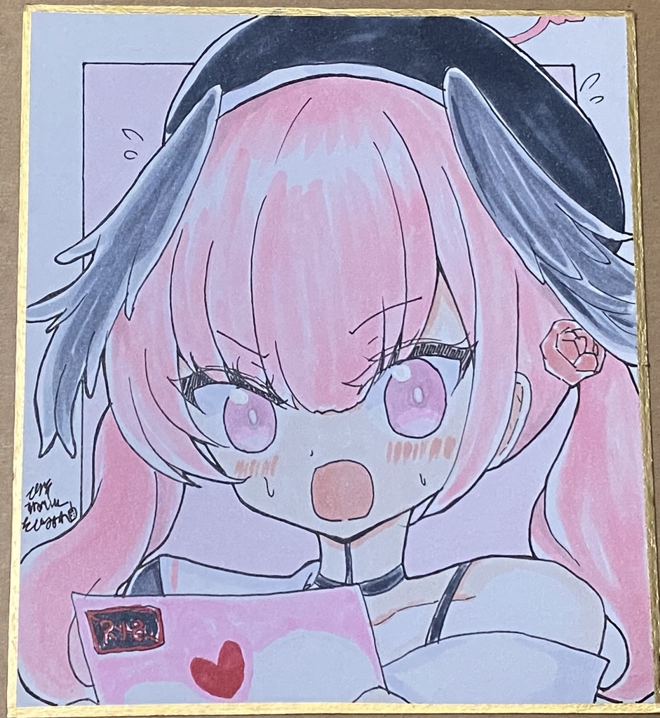 【原画 色紙】ブルアカ コハル