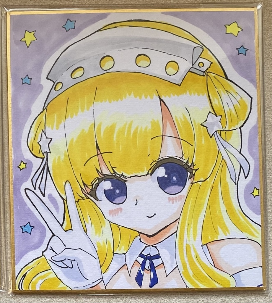 【原画 色紙】艦隊これくしょん フレッチャー