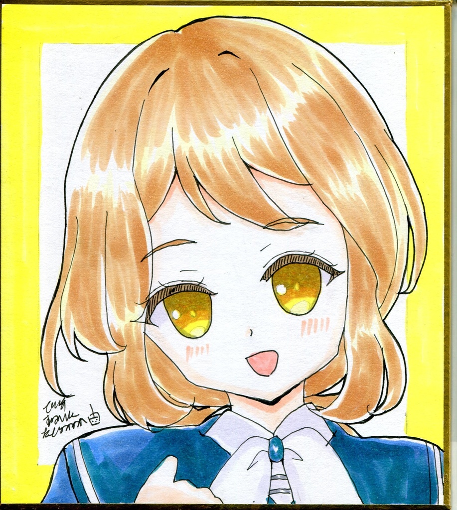 【原画 色紙】艦隊これくしょん 大泊