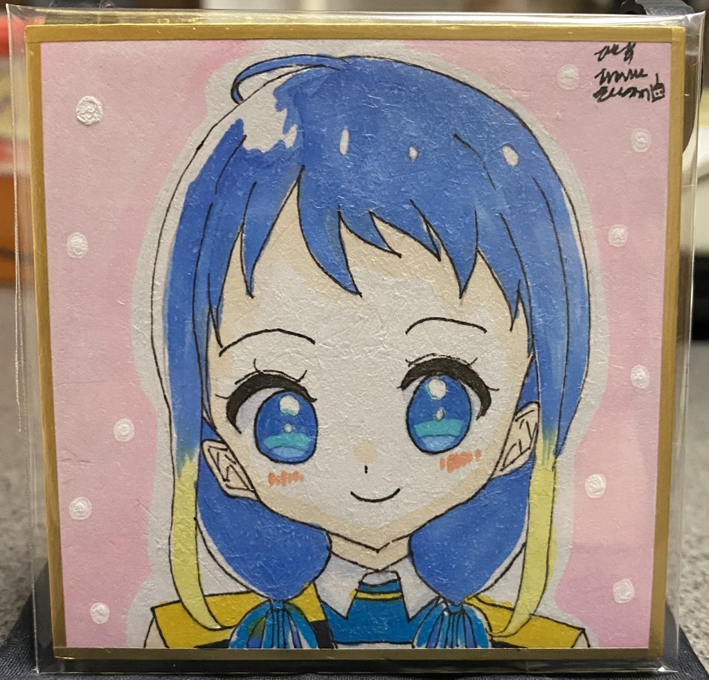 【原画 色紙】艦隊これくしょん 五月雨(ヘアアレンジ)