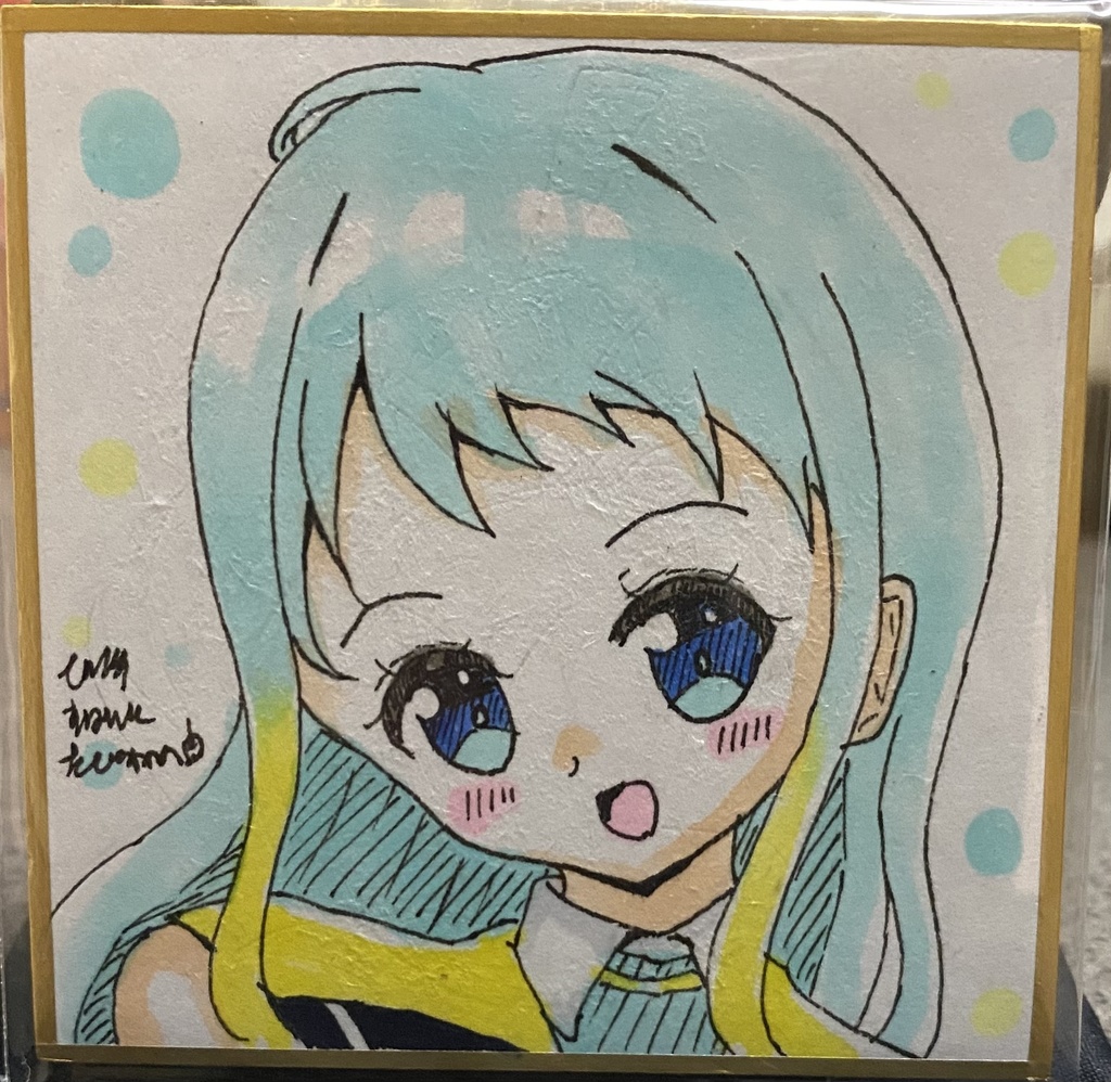【原画 色紙】艦隊これくしょん 五月雨
