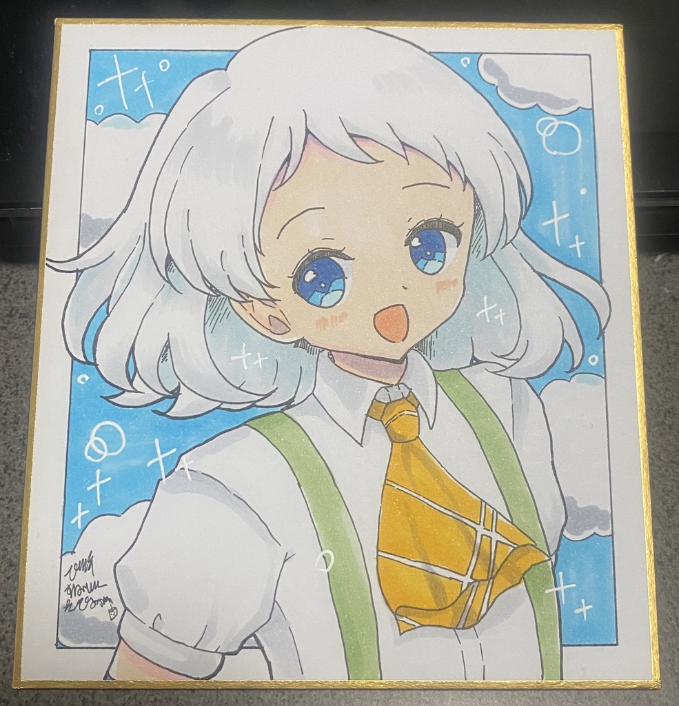 【原画 色紙】艦隊これくしょん 夏雲
