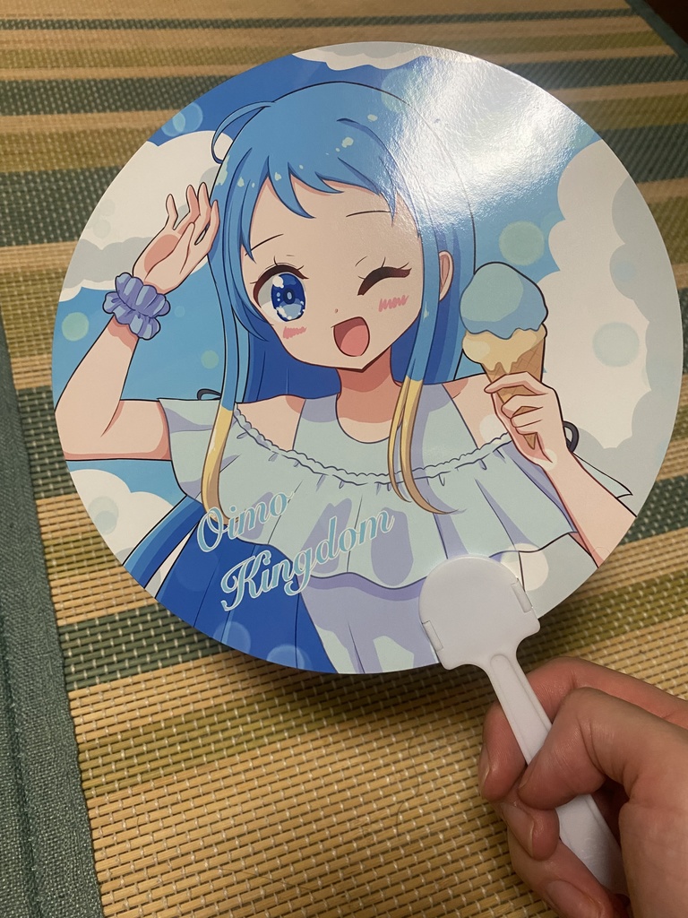 うちわ(五月雨、涼風)