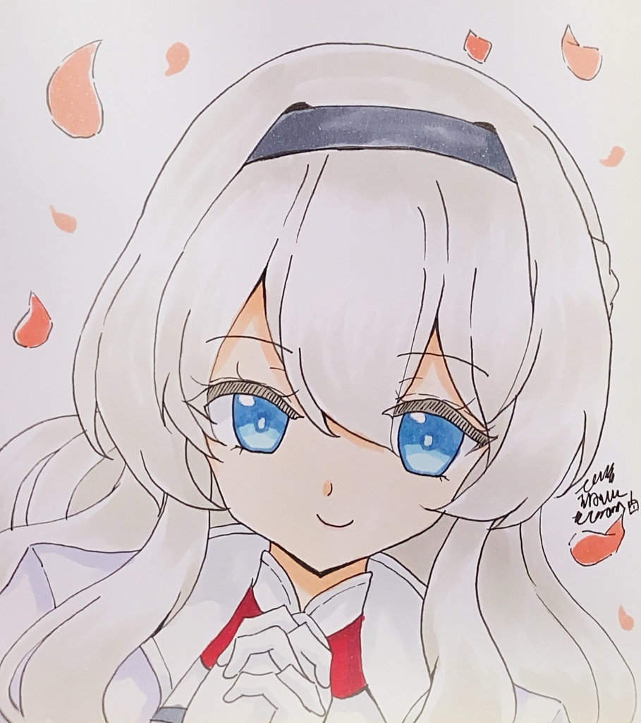 【原画 色紙】艦隊これくしょん グローリアス