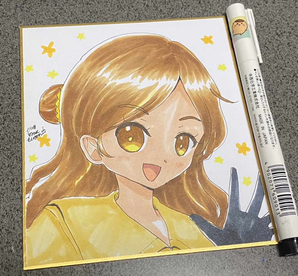 【原画 色紙】艦隊これくしょん トンブリ