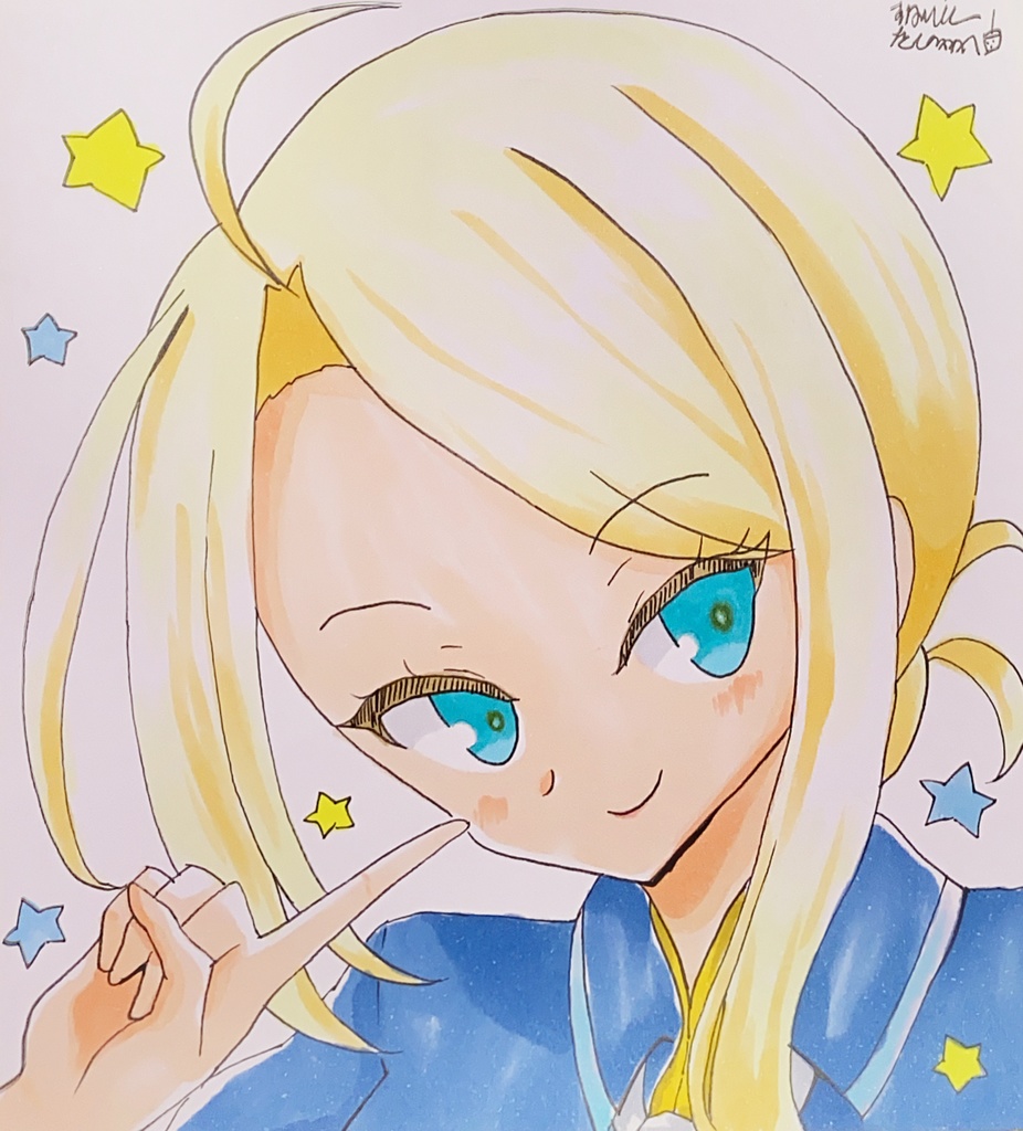 【原画 色紙】艦隊これくしょん ワスプ