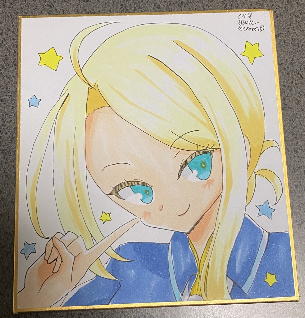 【原画 色紙】艦隊これくしょん ワスプ