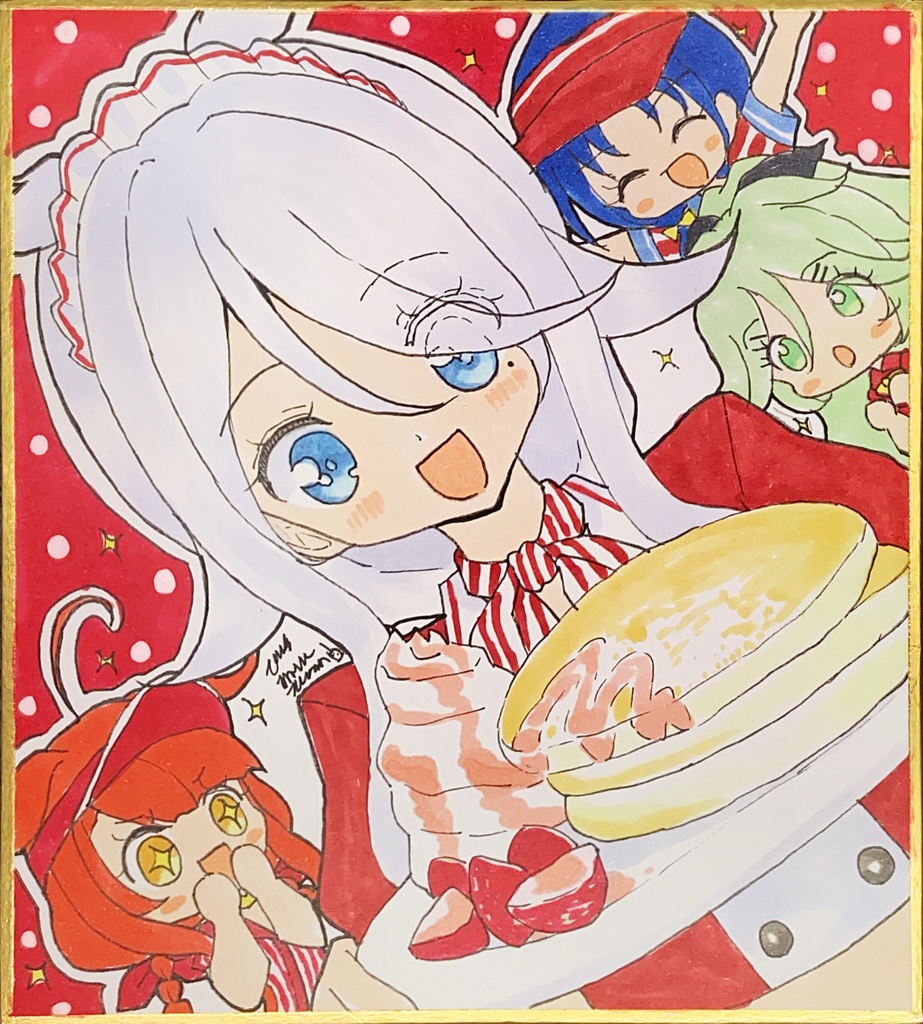 【原画 色紙】艦隊これくしょん 海風+α