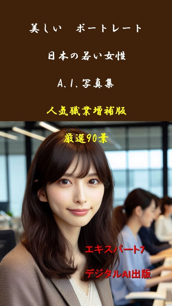 美しいポートレート 日本の若い女性 A.I.写真集 人気職業増補版　厳選90葉