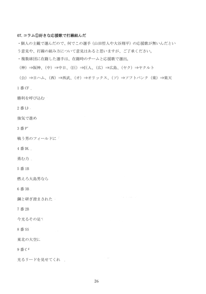 野球杯2023 大会記録集