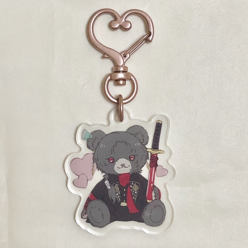 加州清光 アクリルキーホルダー クマ