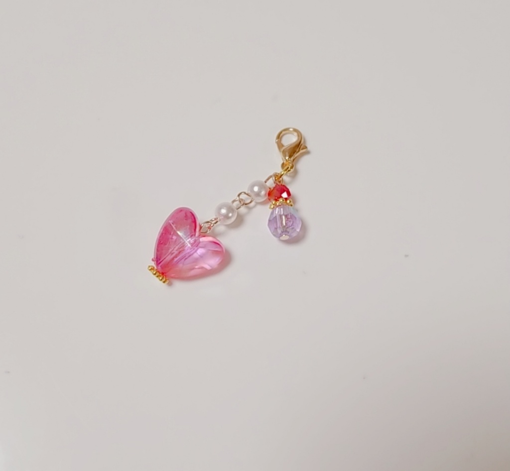 ゆめかわいいハート キラキラマスクチャーム Triangle Star Booth