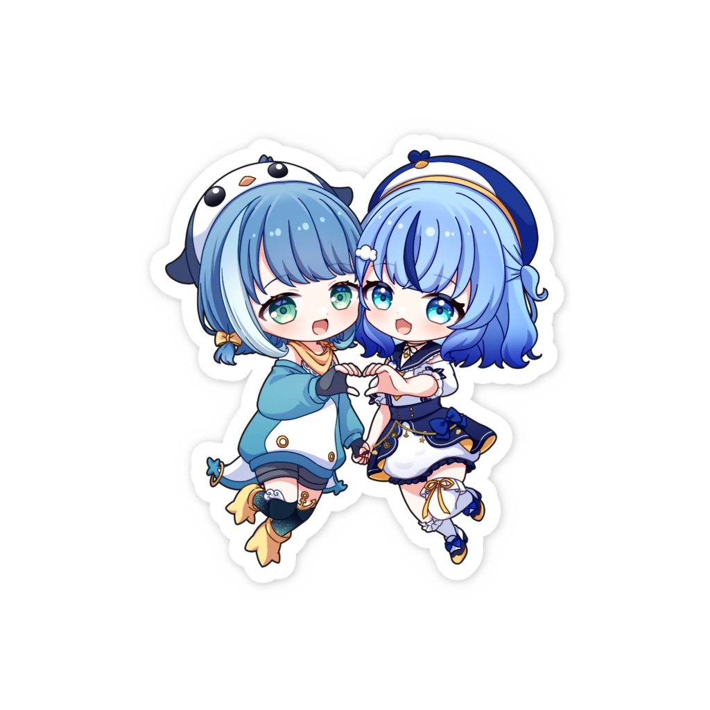 2人の思い出【スマホステッカー】