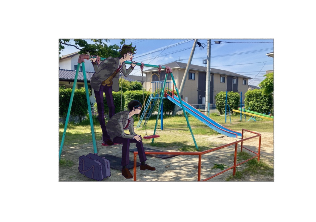 犬辻イラスト集『One Day,』おまけ付