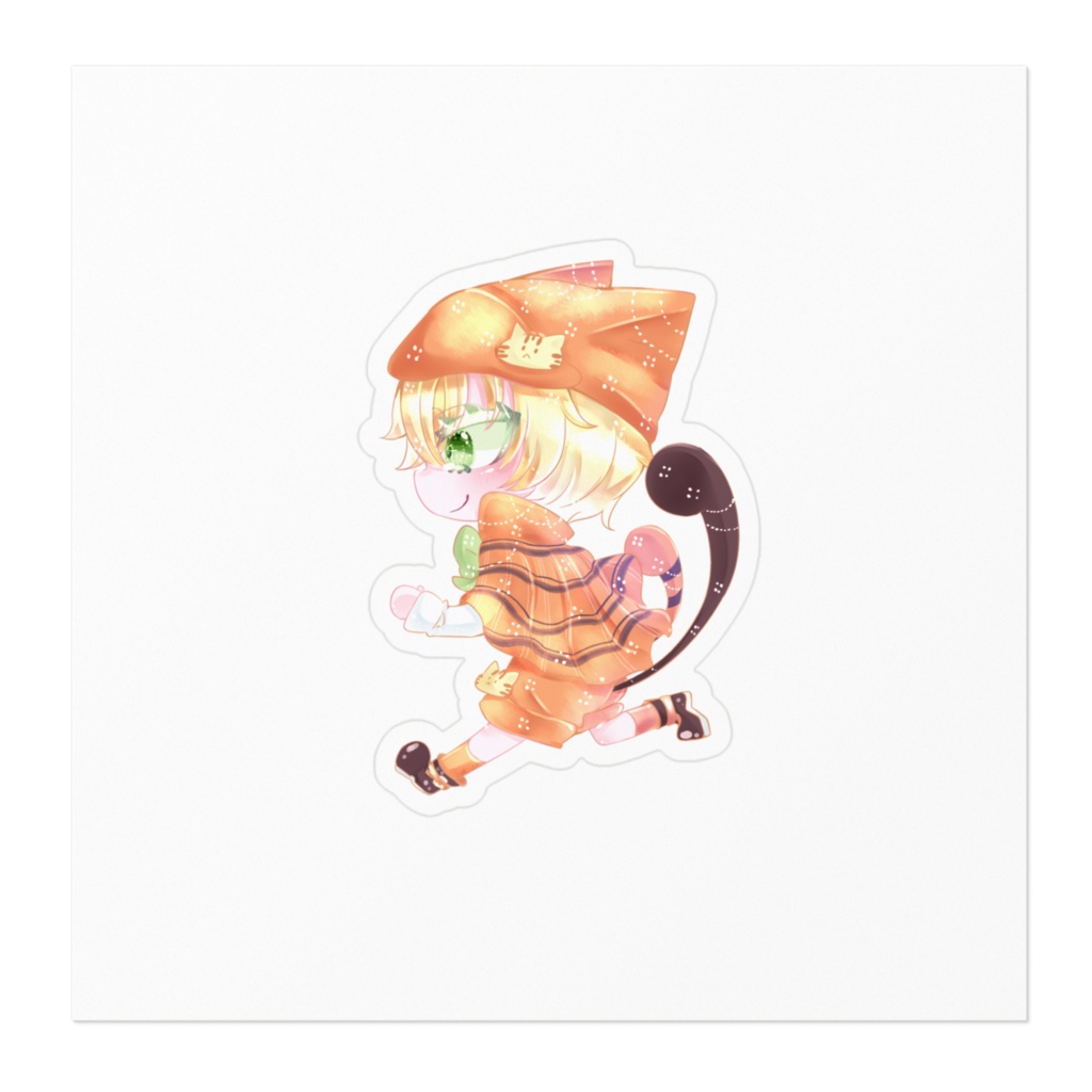 ◆夜渡とと デフォルメステッカー②(illustlator:プカ)