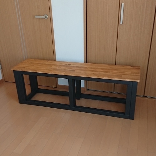 木製水槽台の図面(木取り図付き)、3Dモデル