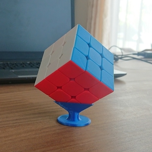 【3Dプリンタ用モデル】ルービックキューブの台座