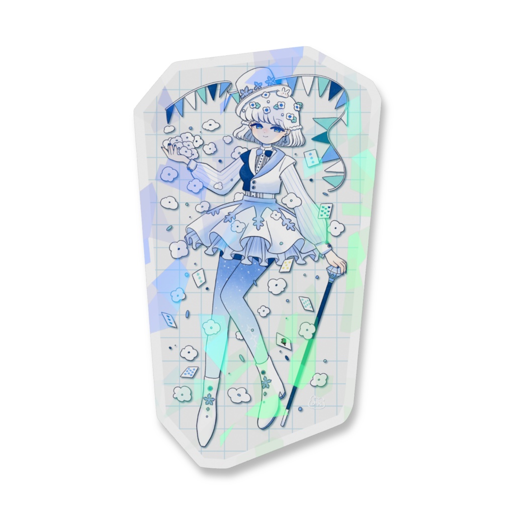 マジシャンみや ホログラムステッカー【2025年10月 ☆5特典デザイン】