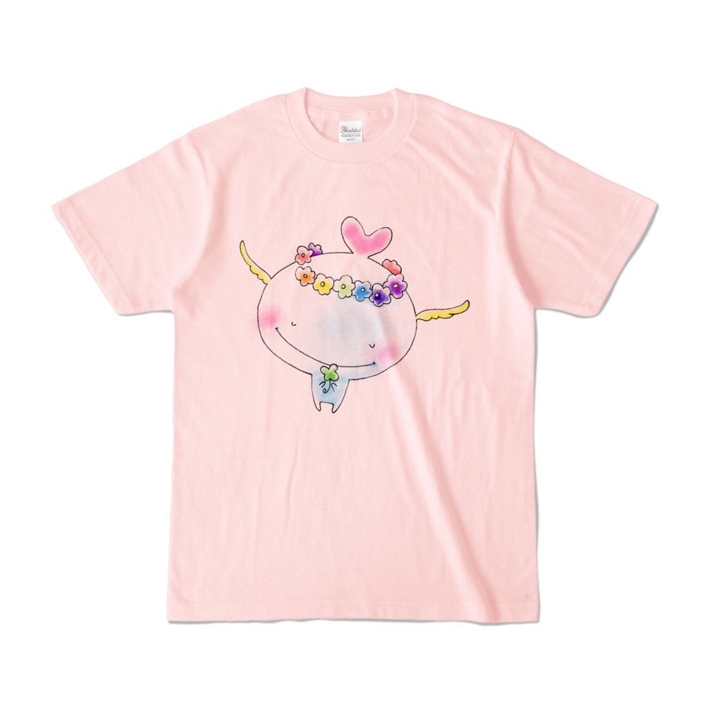 はぴだまTシャツ　ぴんく