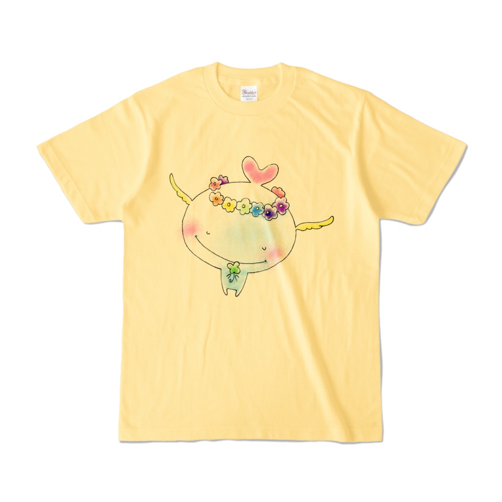 はぴだまTシャツ　きいろ