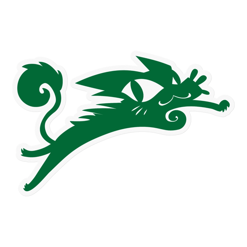 miau・t復刻ステッカー 緑