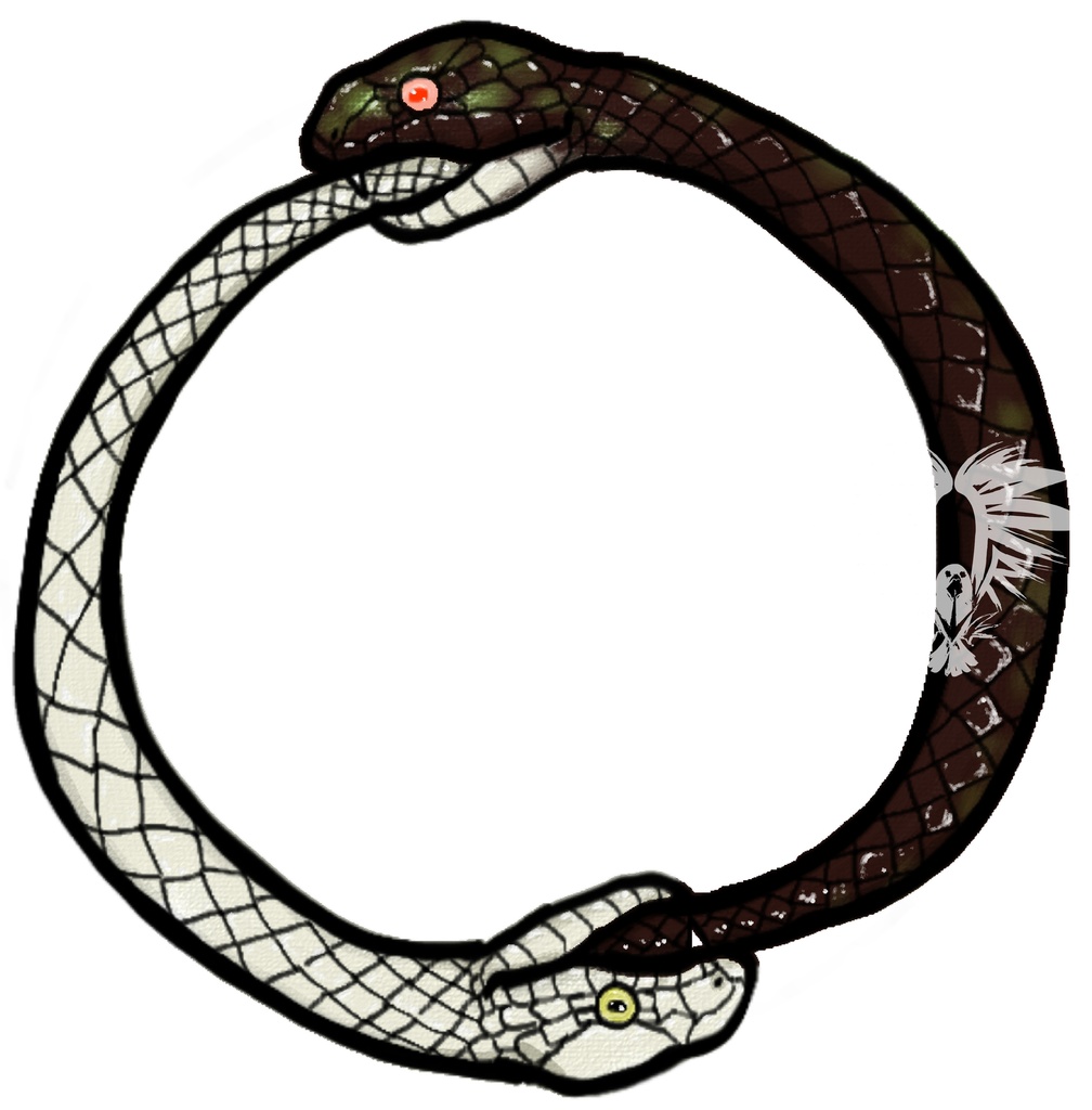 ウロボロスTシャツ(黒)