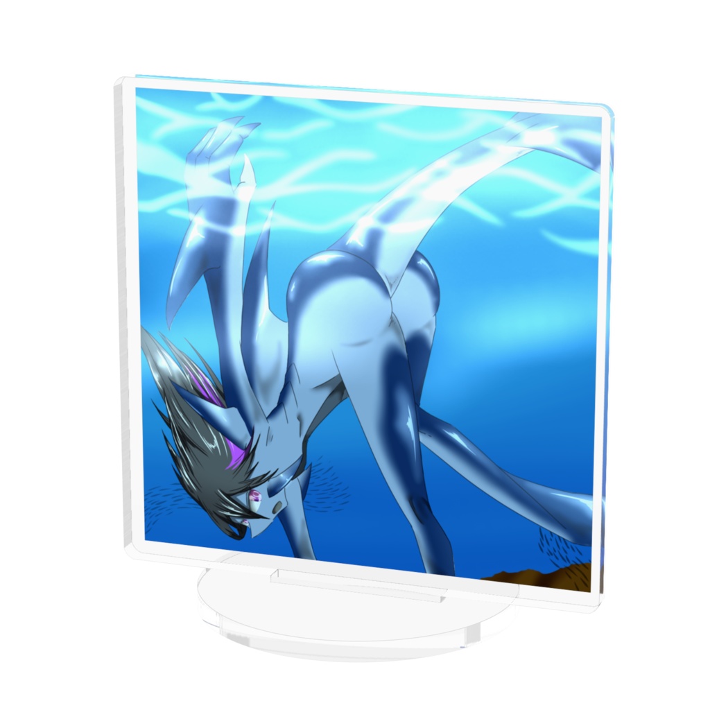 アクリルイラストスタンド【海竜娘】