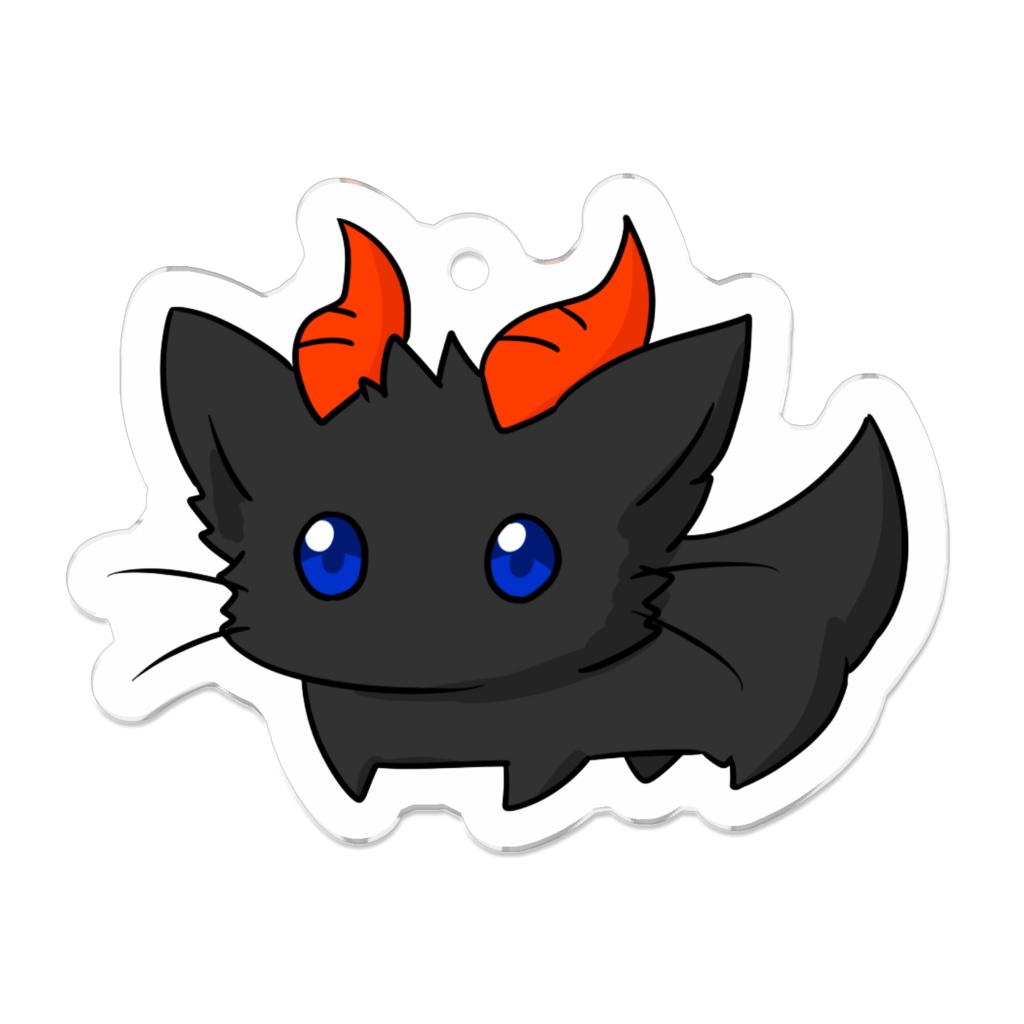 PFSRモフリザード(黒)アクリルキーホルダー