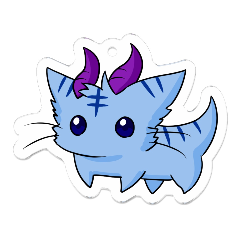 PFSRモフリザード（青）アクリルキーホルダー